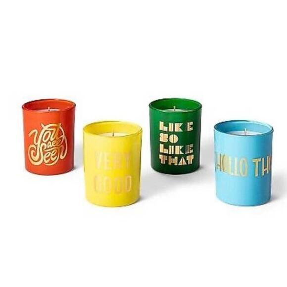 New Tabitha Brown 4 Piece Set Scented Candle Set - Picture 2 of 5